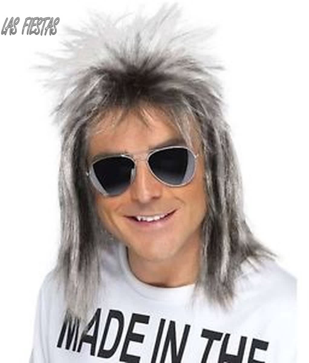 Pruik met matje | Jaren 80 haar